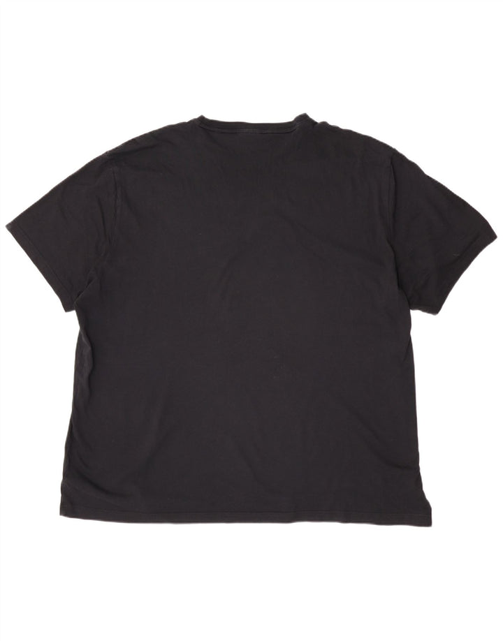 Gant Mens T-Shirt Top 5XL Navy Blue