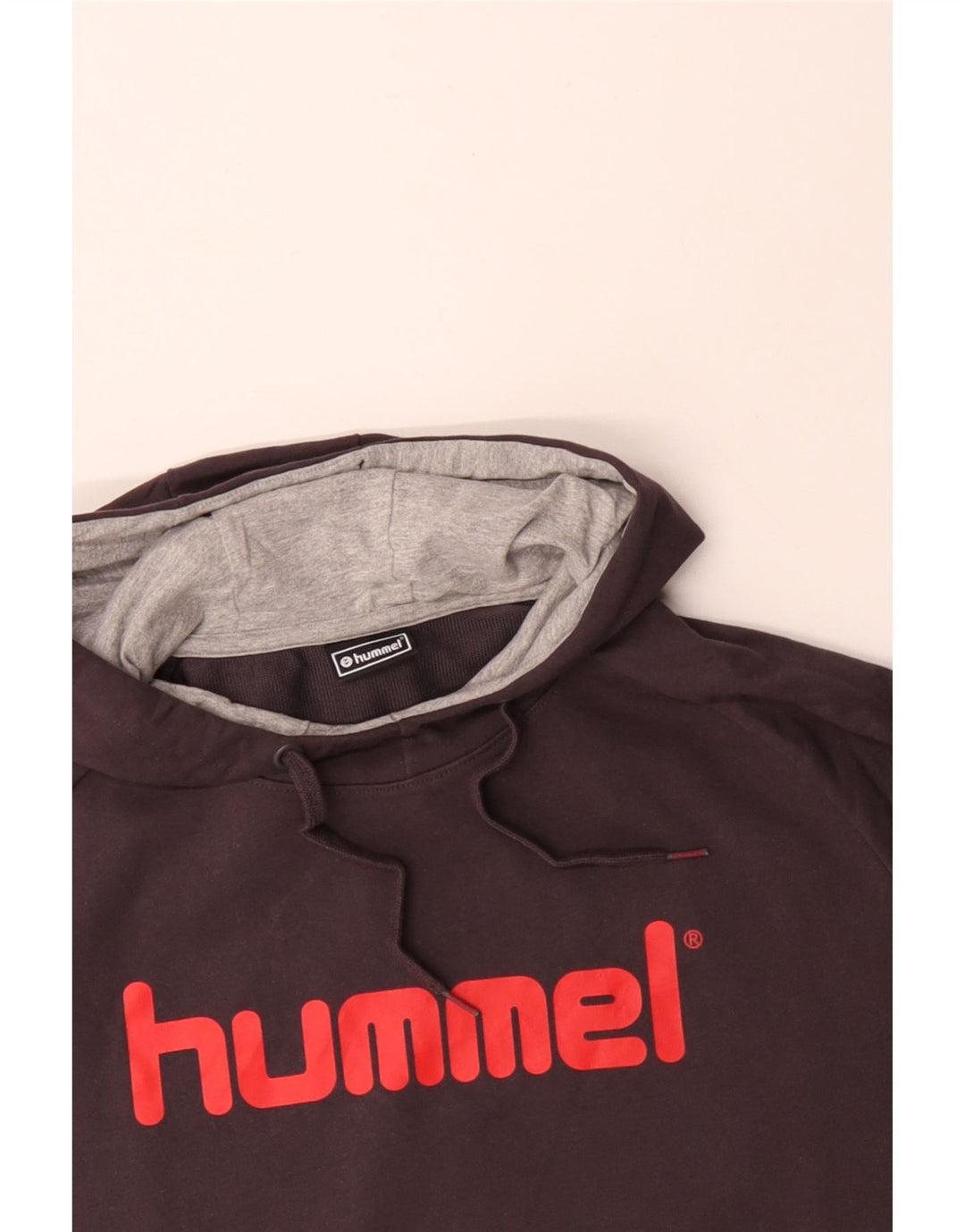 HUMMEL Mens Graphic Hoodie Jumper XL Black Cotton