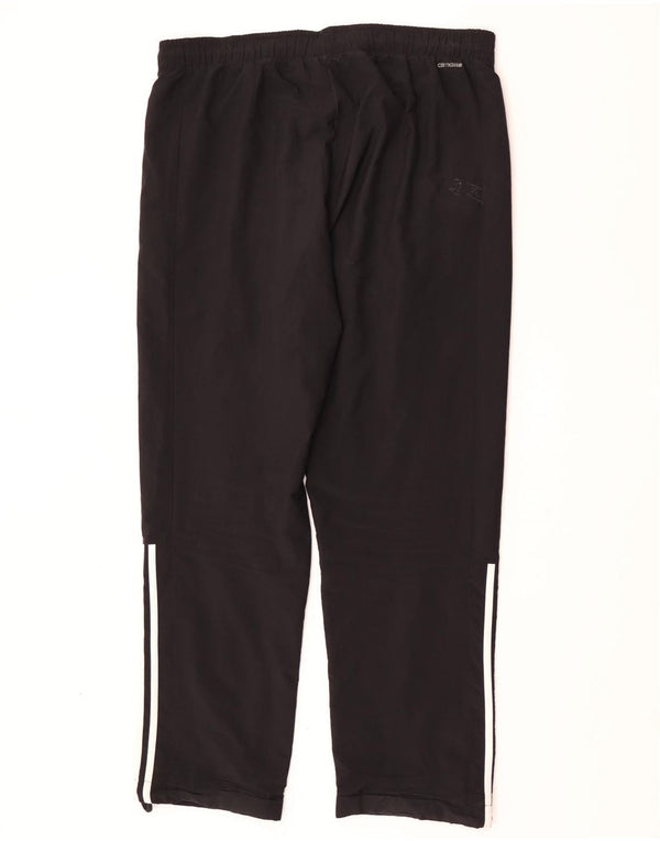 Adidas Mens Climalite Tracksuit Trousers Large  Black Polyester