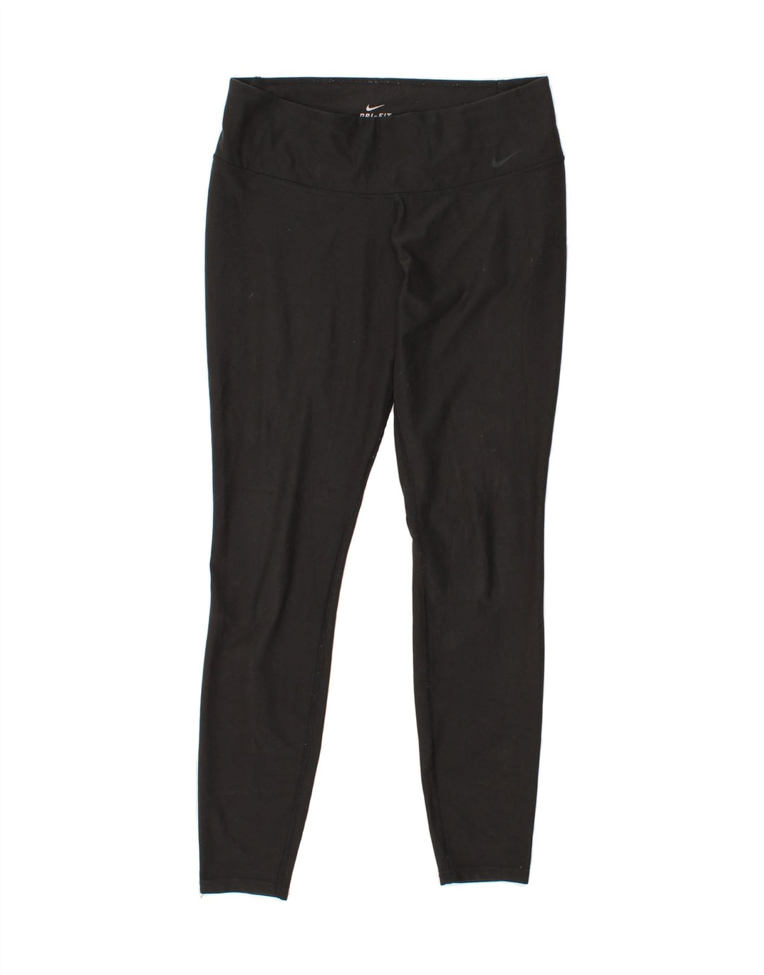 NIKE Womens Dri Fit Leggings UK 14 Medium  Black Vintage Nike and Second-Hand Nike from Messina Hembry 