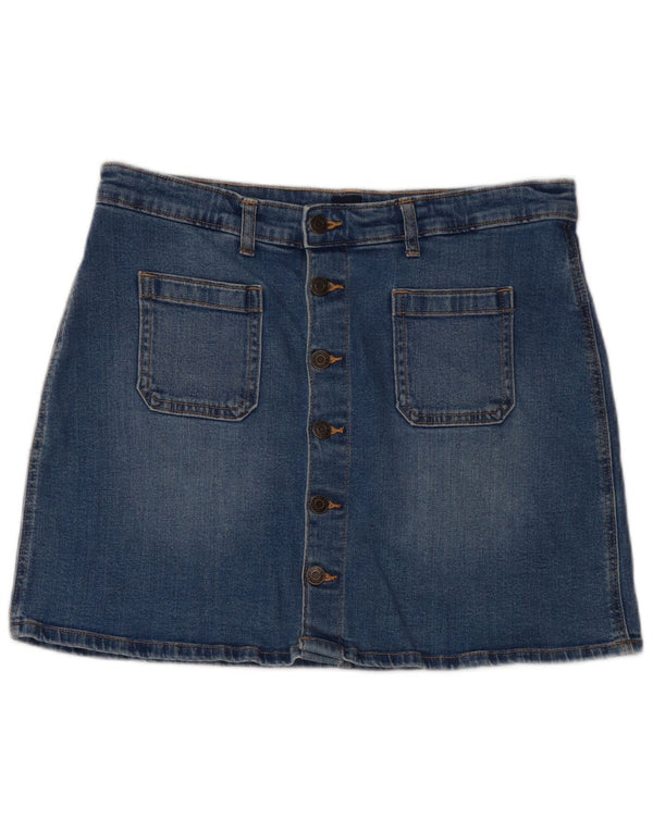 Gap Womens Mini Denim Skirt UK 16 Large W34 Blue Cotton