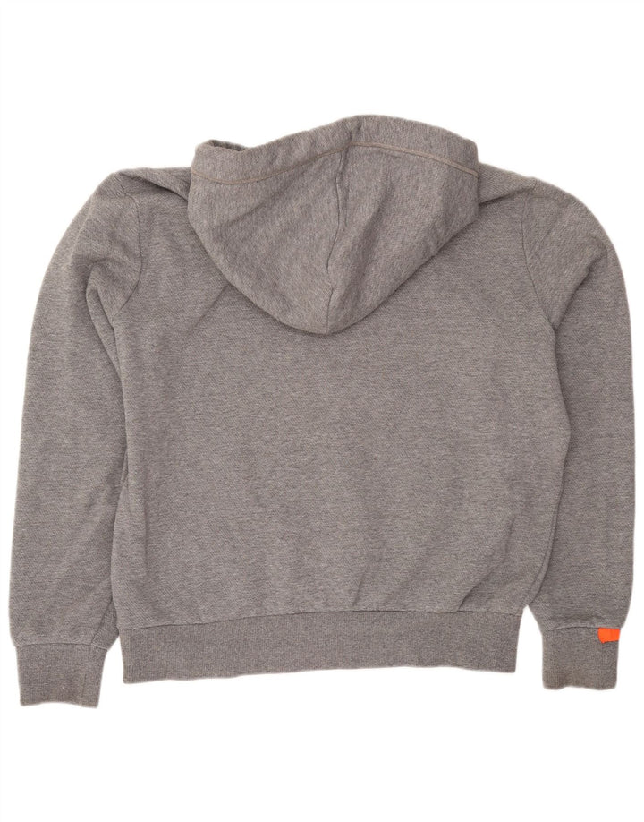 Superdry Mens Hoodie Jumper 2XL Grey Polyester