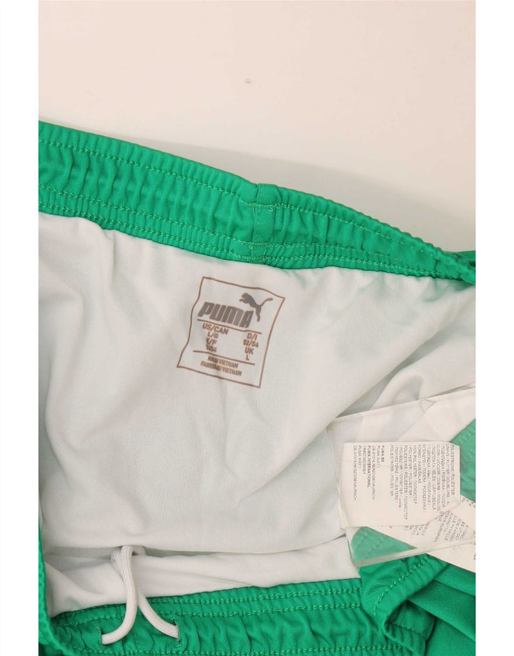 Puma Mens Sport Shorts Large Green Polyester