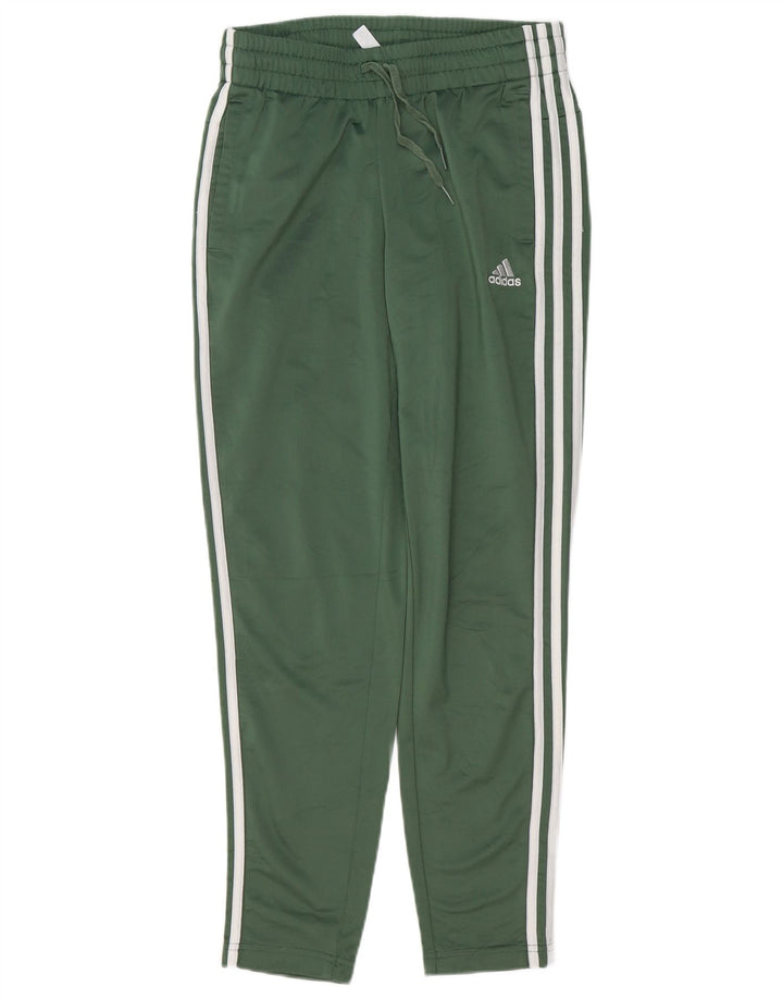 ADIDAS Womens Tracksuit Trousers Joggers UK 8/10 Small  Green