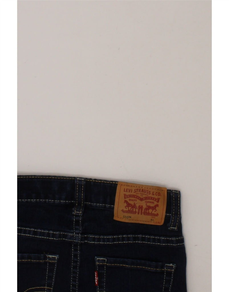 LEVI'S Boys 510 Skinny Jeans 5-6 Years W22 L15 Navy Blue Cotton Vintage Levi's and Second-Hand Levi's from Messina Hembry 