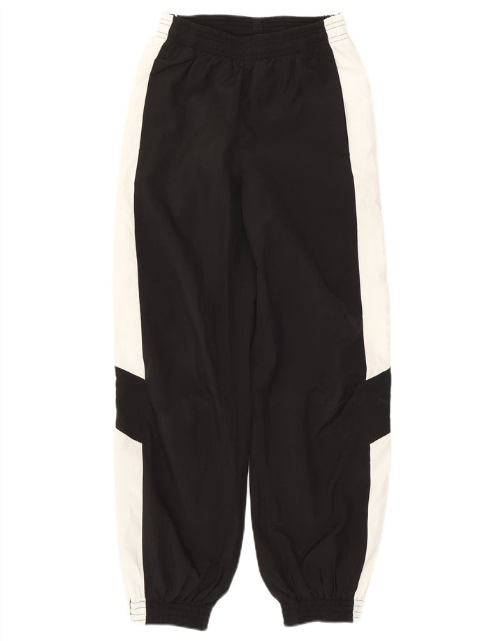 PUMA Boys Tracksuit Trousers Joggers 9-10 Years  Black Colourblock