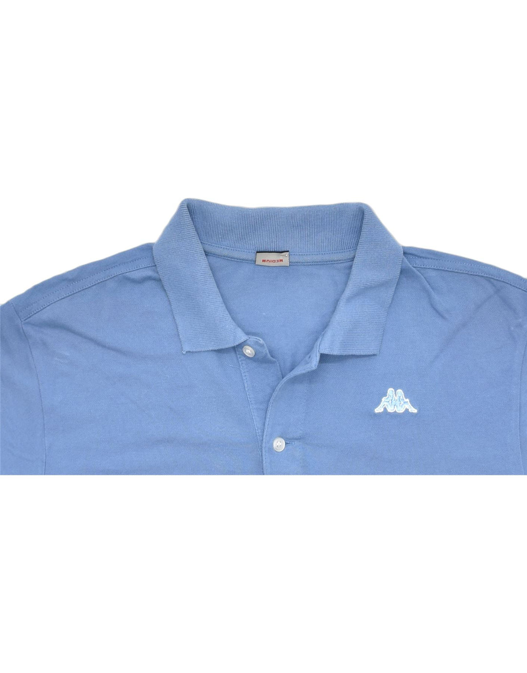 KAPPA Mens Polo Shirt Medium Blue Cotton | Vintage | Thrift | Second-Hand | Used Clothing | Messina Hembry 