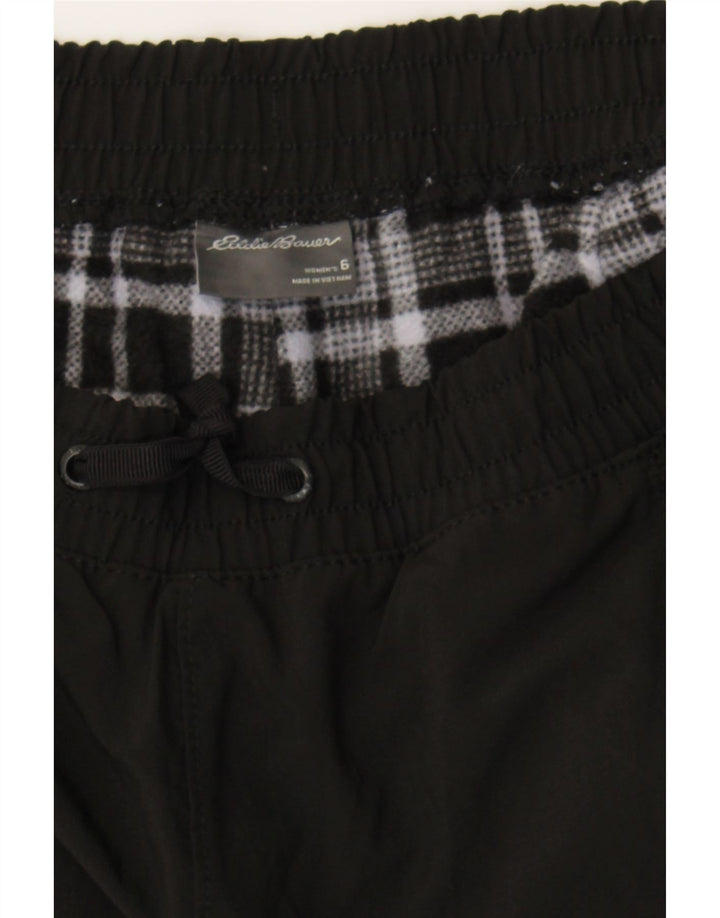 EDDIE BAUER Womens Joggers Cargo Trousers US 6 Medium  W30 L31  Black Vintage Eddie Bauer and Second-Hand Eddie Bauer from Messina Hembry 