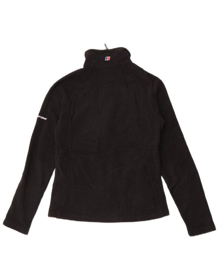 Berghaus Womens Fleece Jacket UK 8 Small Black Polyester