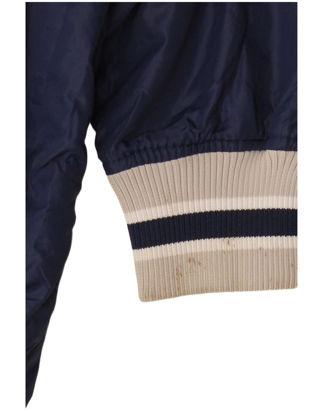 RUSSELL ATHLETIC Mens Anorak Jacket UK 36 Small Navy Blue Colourblock