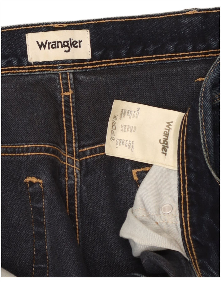 WRANGLER Mens Straight Jeans W38 L30  Navy Blue Cotton