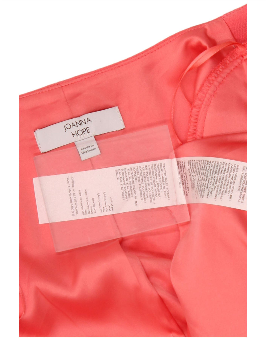 JOANNA HOPE Womens 3/4 Sleeve Open Blazer Jacket UK 14 Medium Red