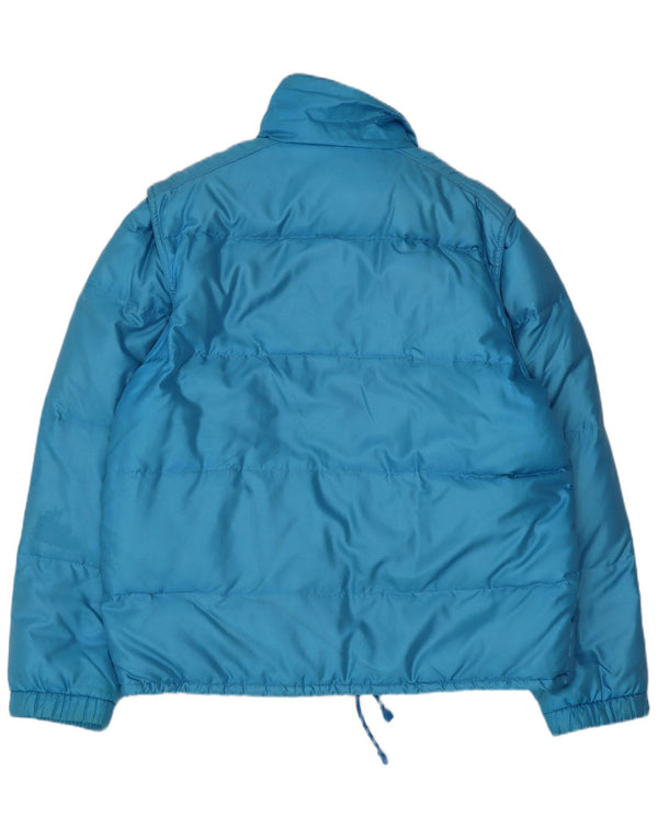 Sergio Tacchini Mens Padded Jacket EU 50 Large Blue Polyamide