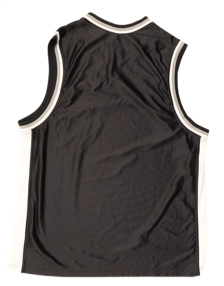 Nike Mens Vest Top UK 47/48 2XL Black Colourblock Polyester