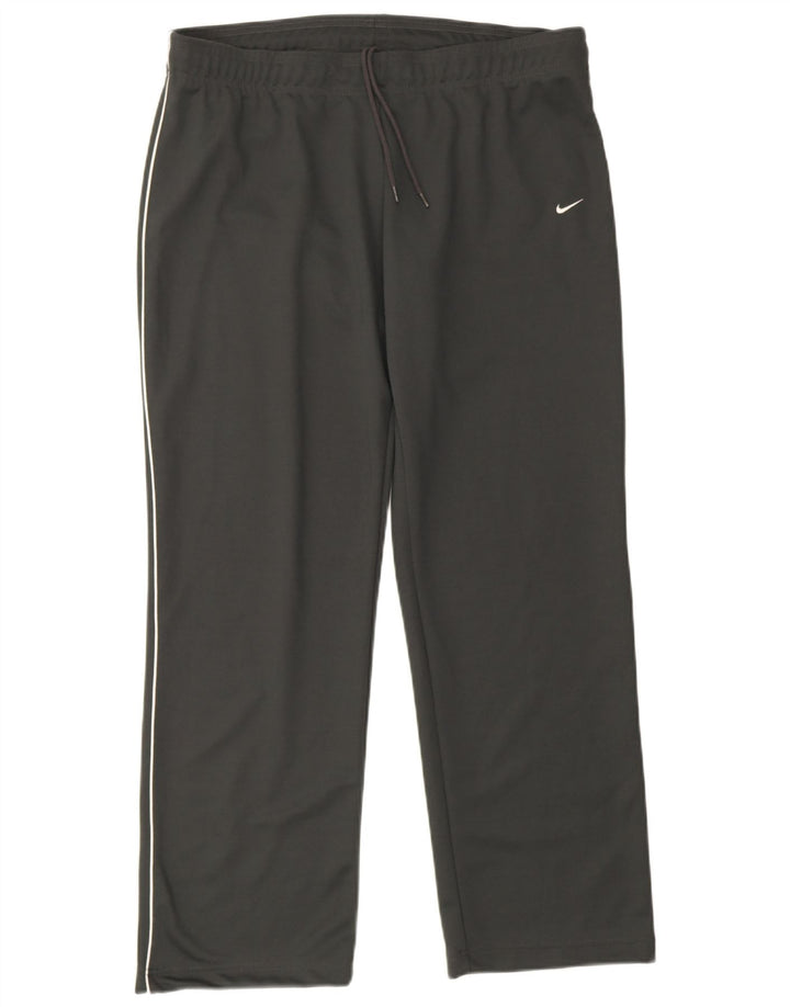 Nike Womens Tracksuit Trousers UK 20/22 XL  Grey Polyester