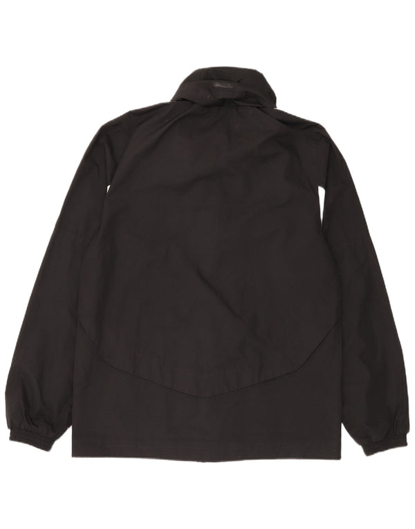 Adidas Mens Hooded Rain Jacket UK 40/42 Medium Black Colourblock Polyester