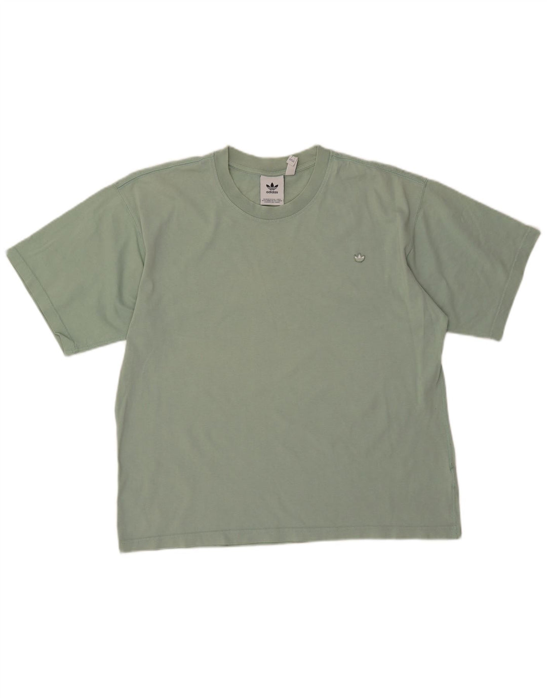 ADIDAS Mens T-Shirt Top Large Green Cotton