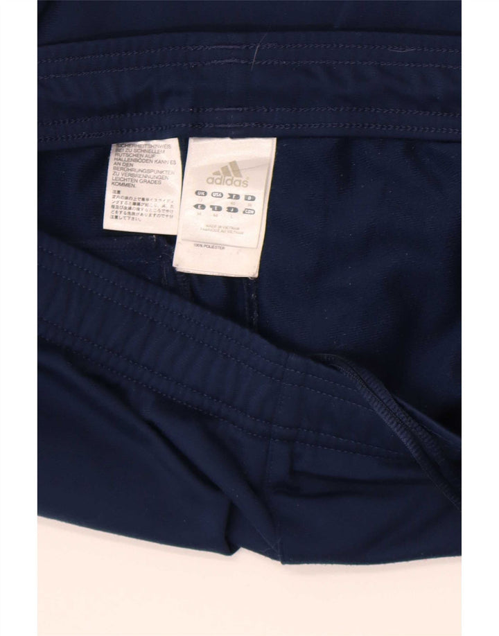 Adidas Womens Tracksuit Trousers UK 12 Medium  Blue Polyester