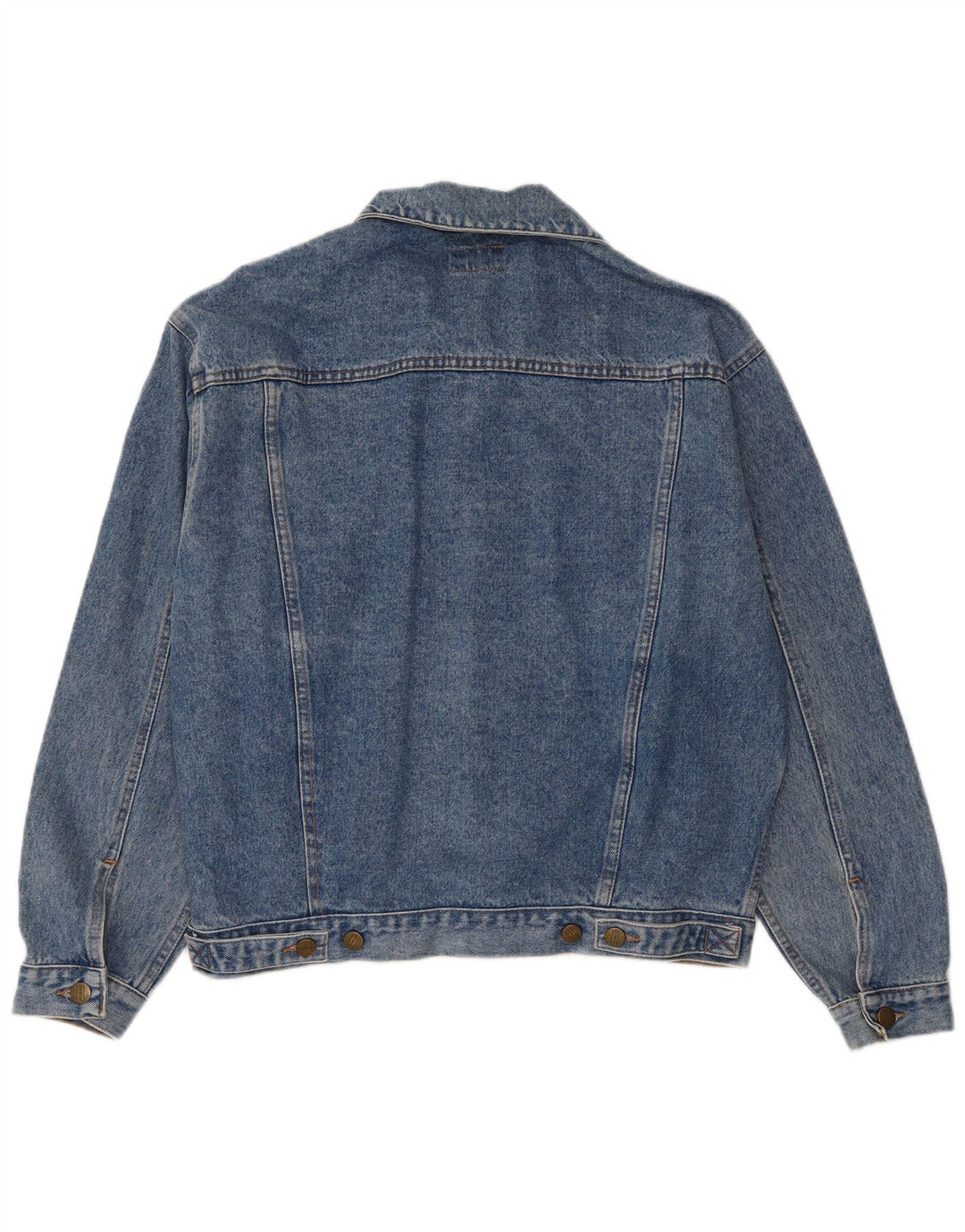 Stefanel Mens Denim Jacket UK 36 Small Blue Cotton