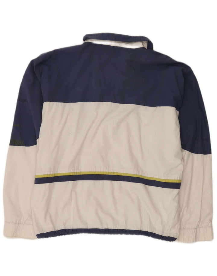 Lotto Mens Tracksuit Top Jacket Large White Colourblock