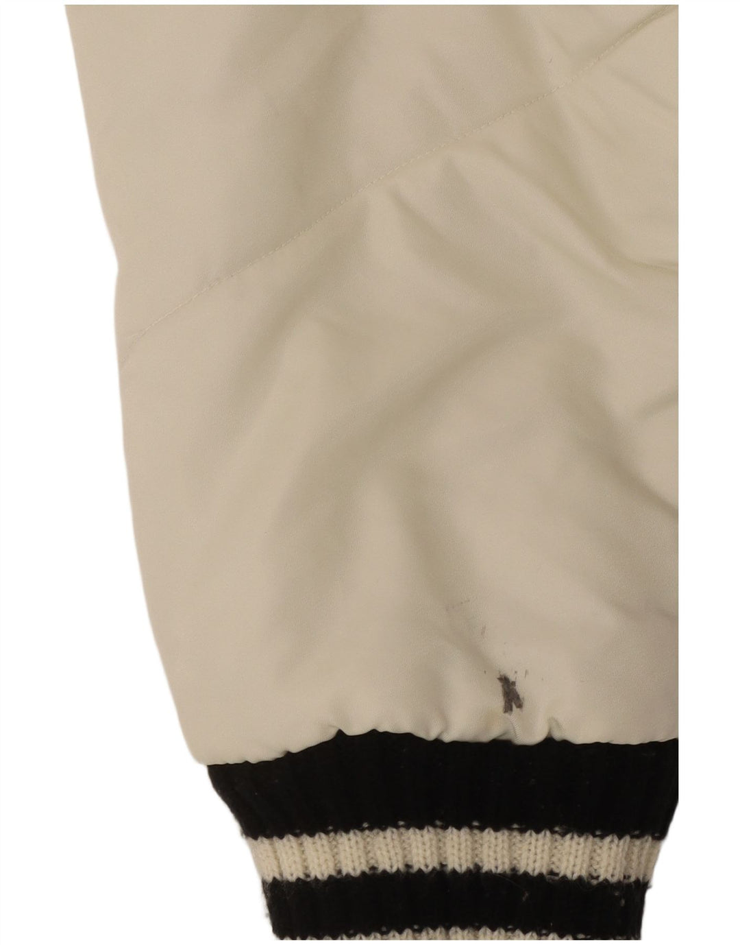 ARIZONA Womens Padded Jacket UK 14 Large Off White Colourblock Polyamide