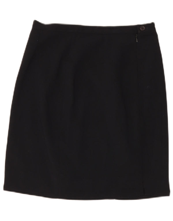 Zara Womens Mini Skirt EU 40 Medium W30 Navy Blue Polyester