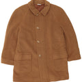 Tadon Mens Overcoat UK 38 Medium Brown Wool