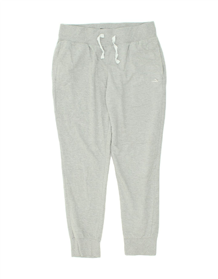 O'NEILL Womens Tracksuit Trousers Joggers Large Grey Cotton | Vintage O'Neill | Thrift | Second-Hand O'Neill | Used Clothing | Messina Hembry 