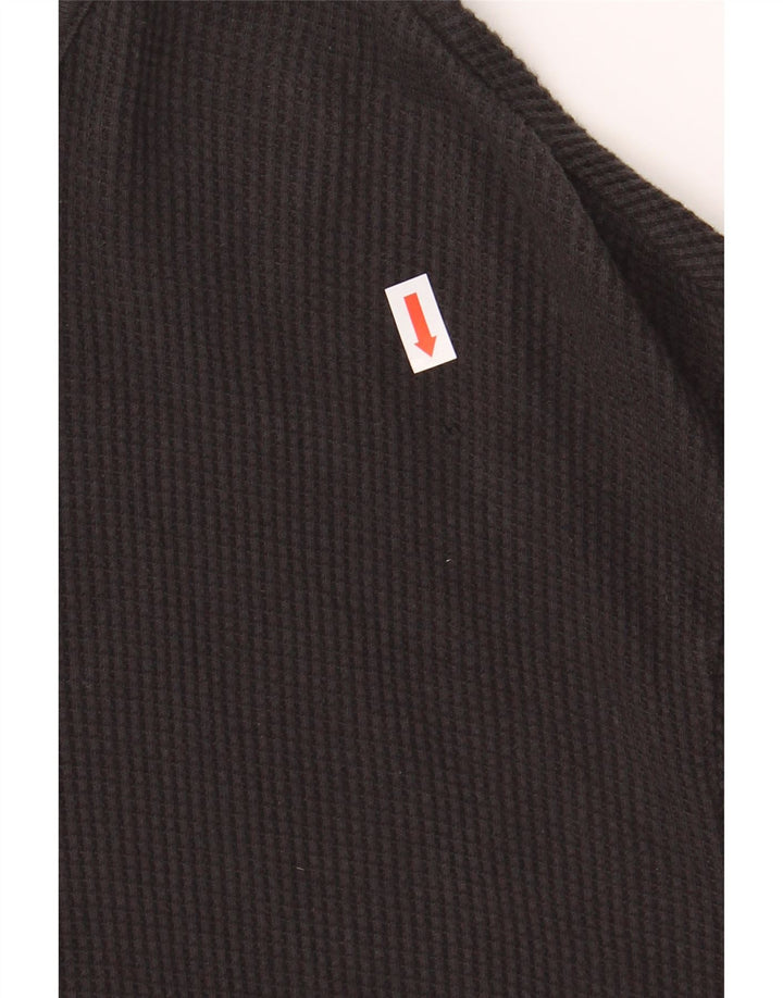 DOCKERS Mens Top Long Sleeve Large Black Cotton Vintage Dockers and Second-Hand Dockers from Messina Hembry 