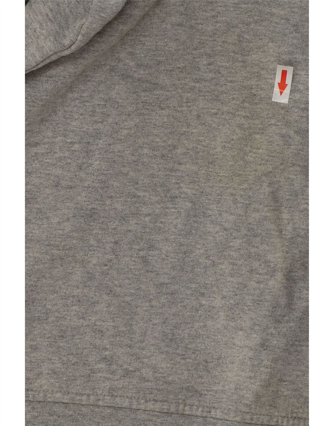 ADIDAS Mens Zip Hoodie Sweater Medium Grey Colourblock Cotton