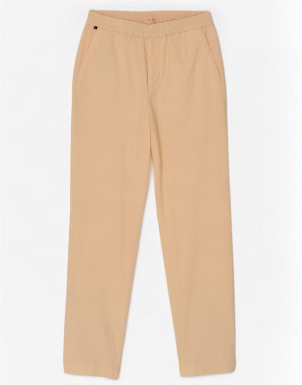 Tommy Hilfiger Mens Slim Chino Trousers W32 L30 Yellow Cotton