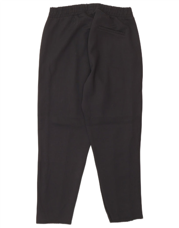 Zara Womens Tracksuit Trousers UK 12 Medium Black Colourblock Polyamide