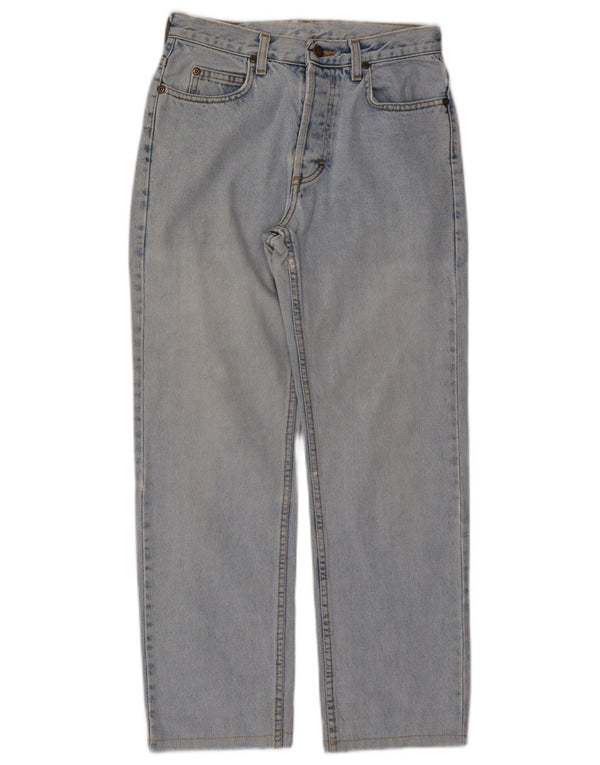 LEE Womens Straight Jeans W28 L27 Blue Cotton