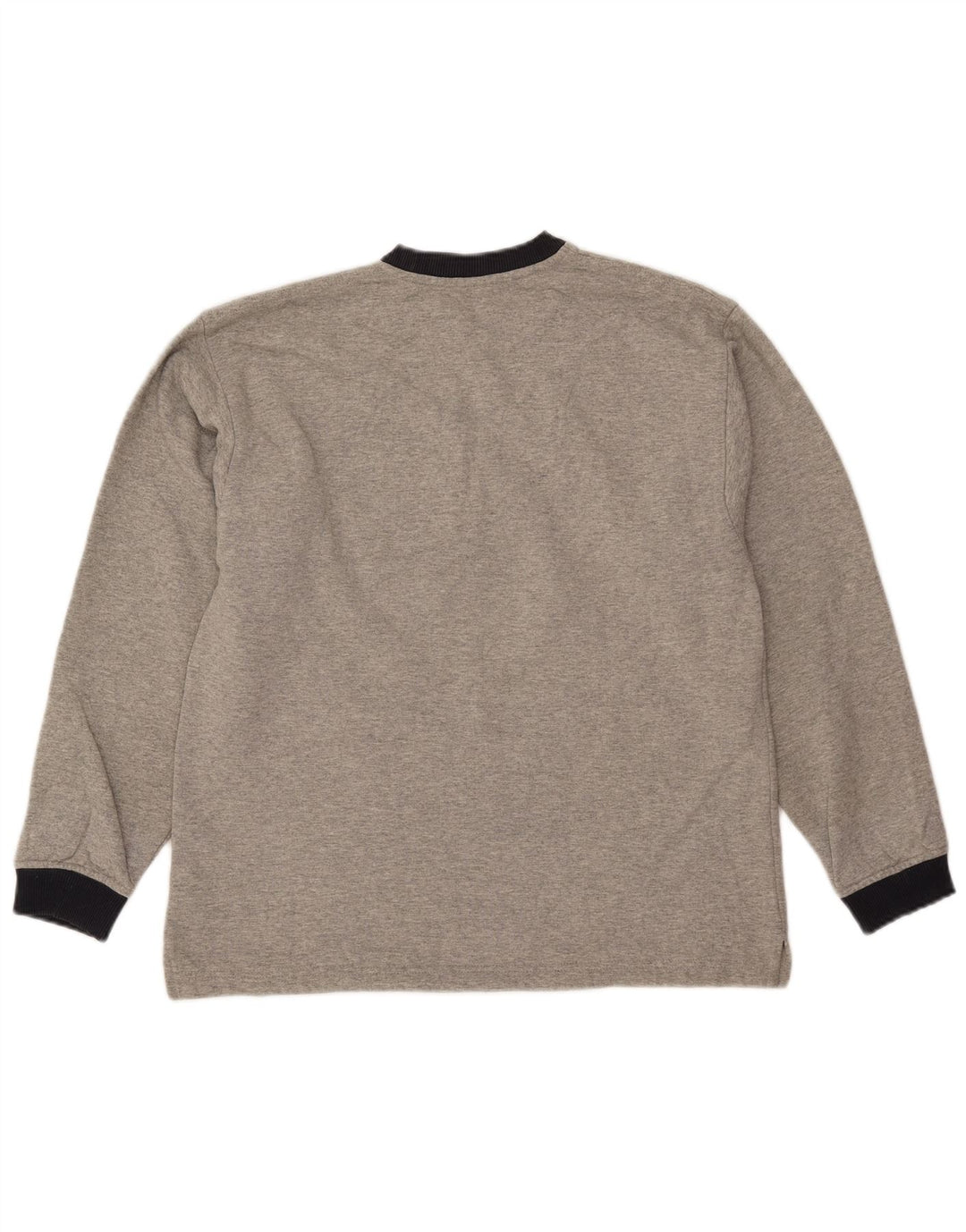 Fila Mens Graphic Sweatshirt Jumper IT 48 Medium Grey Flecked Cotton