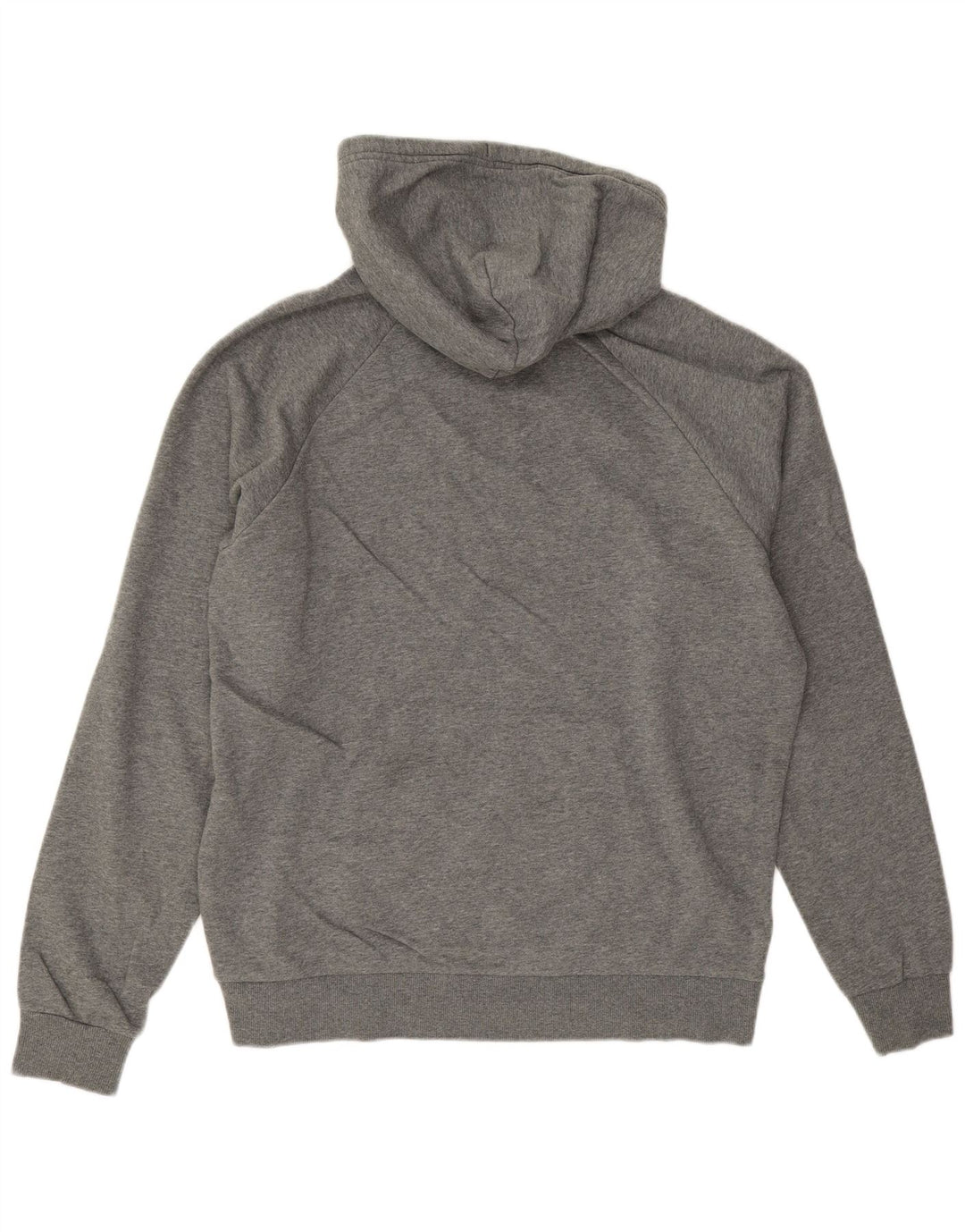 UNDER ARMOUR Mens Hoodie Jumper Large Grey Flecked Cotton