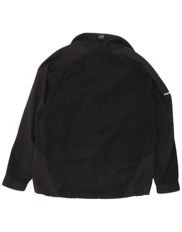 Berghaus Mens Fleece Jacket UK 42 XL Black Polyester