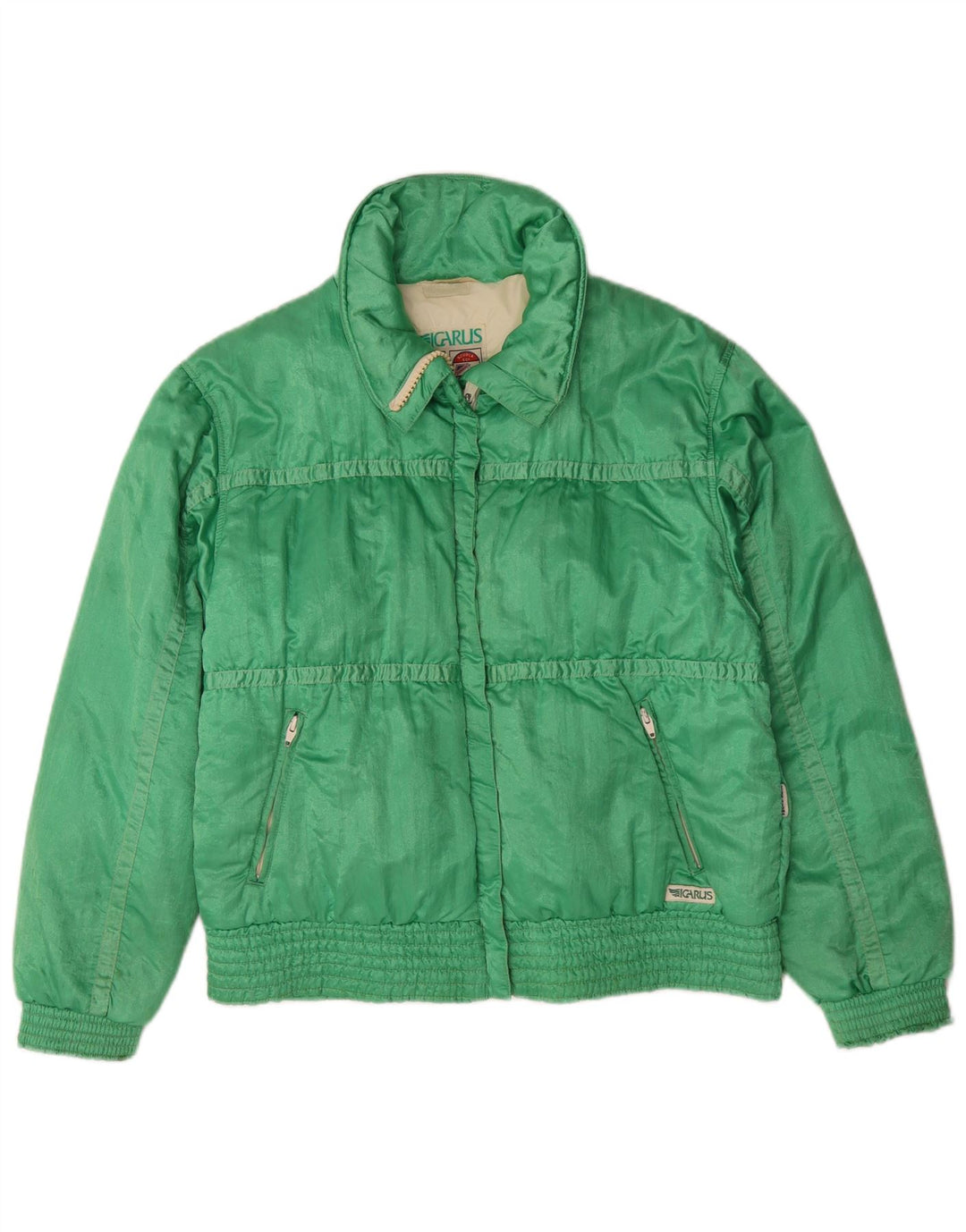 Icarus Womens Padded Jacket UK 14 Medium Green Polyamide