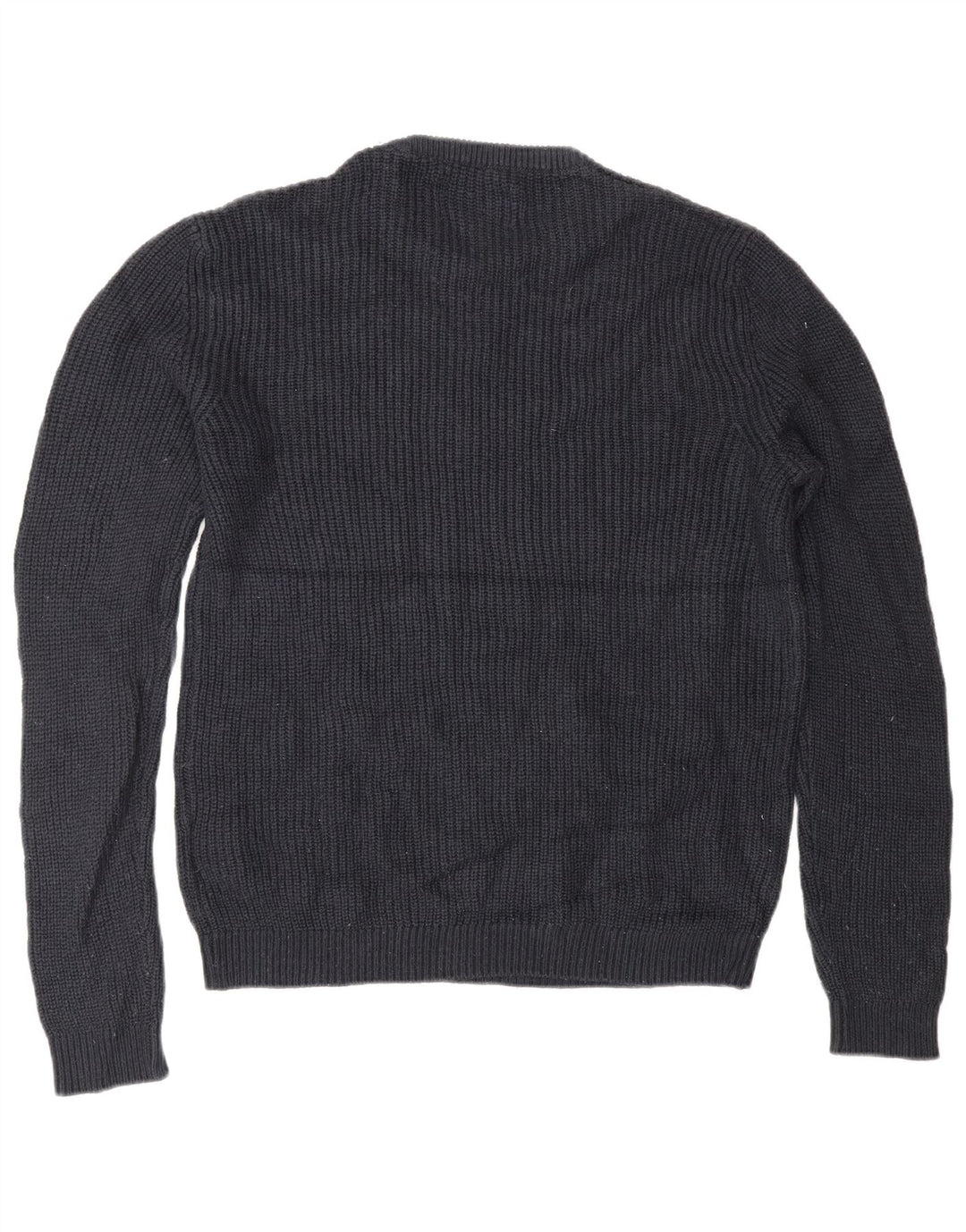 Jack & Jones Mens Crew Neck Jumper Sweater Medium Navy Blue Acrylic