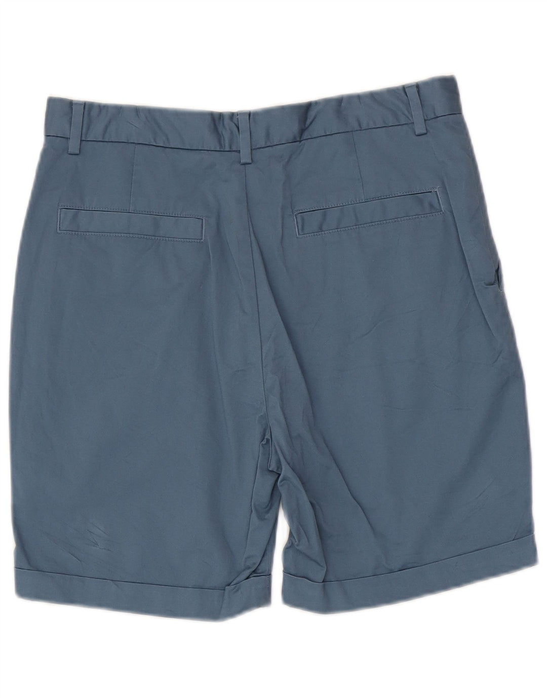 Zara Mens Chino Shorts EU 40 Medium W31  Blue Cotton