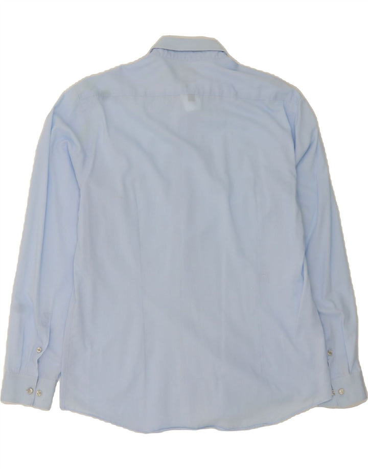 CALVIN KLEIN Mens Shirt Size 41 16 Large Blue Vintage Calvin Klein and Second-Hand Calvin Klein from Messina Hembry 