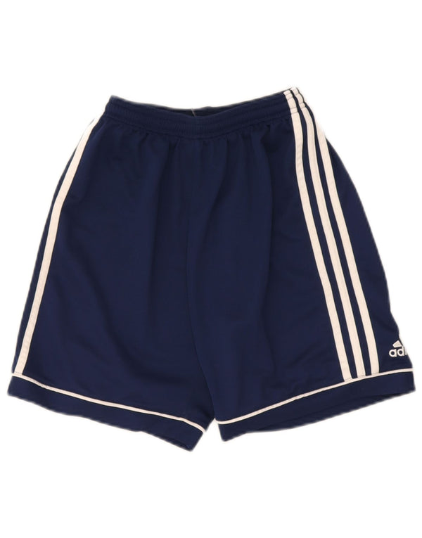 Adidas Boys Climalite Sport Shorts 13-14 Years  Navy Blue Polyester