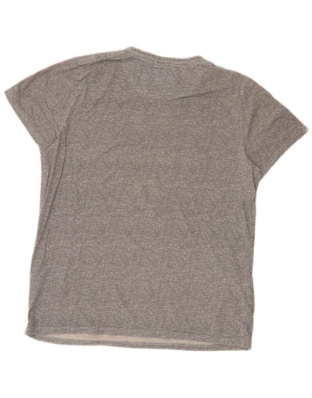 Hollister Mens Graphic T-Shirt Top Medium Grey Cotton