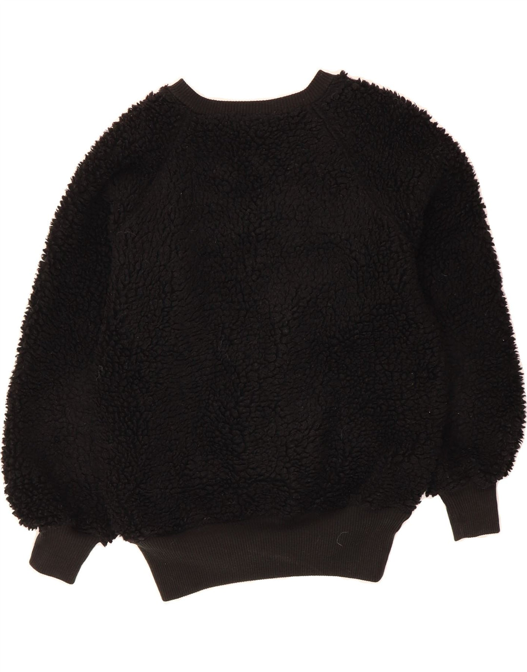 C&A Womens Oversized Fleece Jumper EU 36 Small Black Acrylic Vintage C&A and Second-Hand C&A from Messina Hembry 