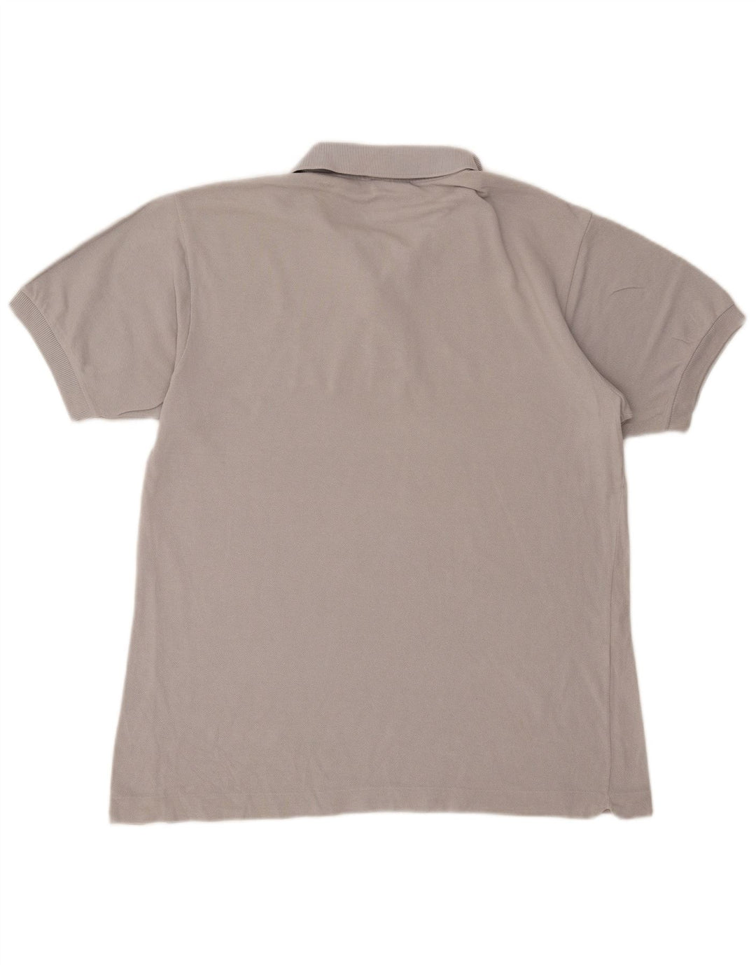 Lacoste Mens Polo Shirt Size 4 Medium Grey Cotton