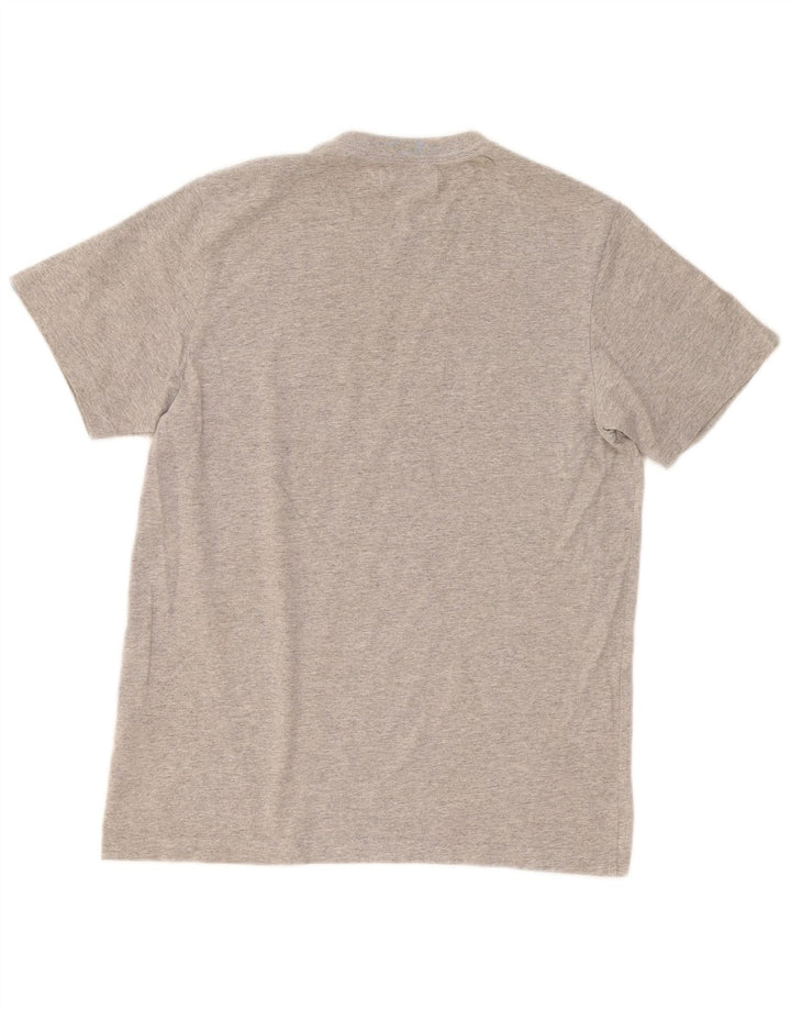 Adidas Mens Graphic T-Shirt Top Medium Grey Cotton