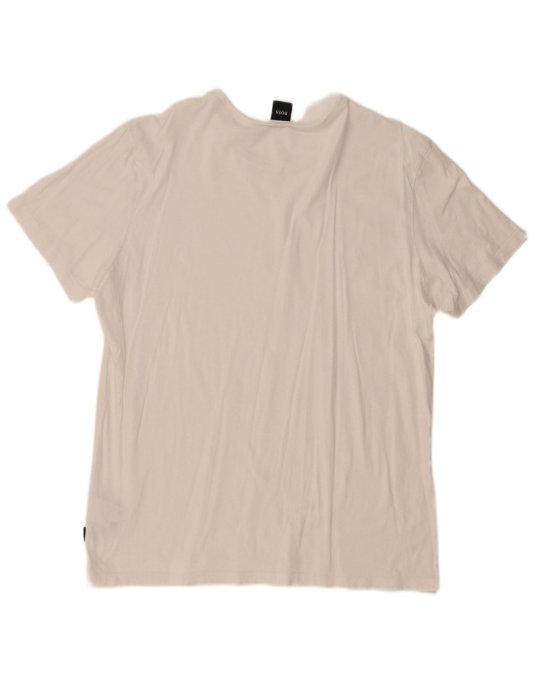 HUGO BOSS Mens T-Shirt Top XL White Cotton