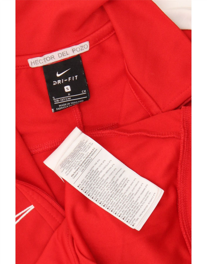 Nike Boys Atletico Madrid Tracksuit Top Jacket 8-9 Years Small Red