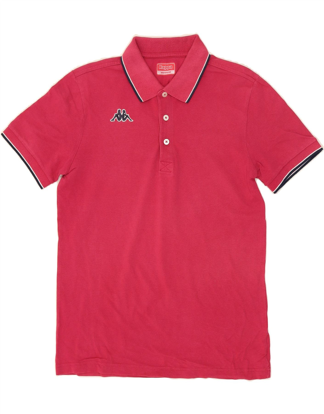 KAPPA Mens Polo Shirt Medium Pink Vintage Kappa and Second-Hand Kappa from Messina Hembry 