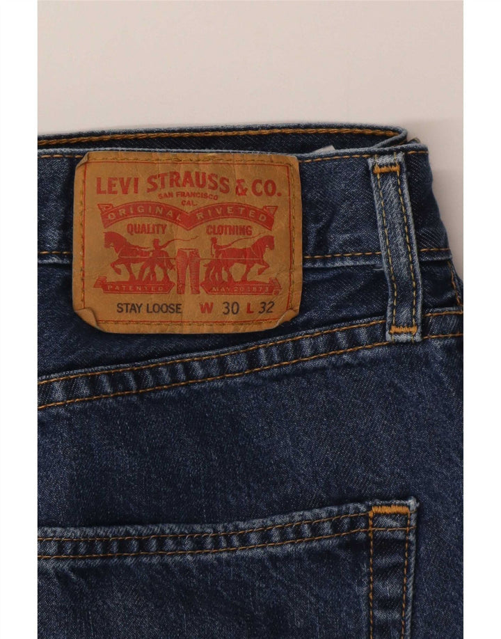 Levi's Mens Loose Jeans W30 L32 Blue Cotton