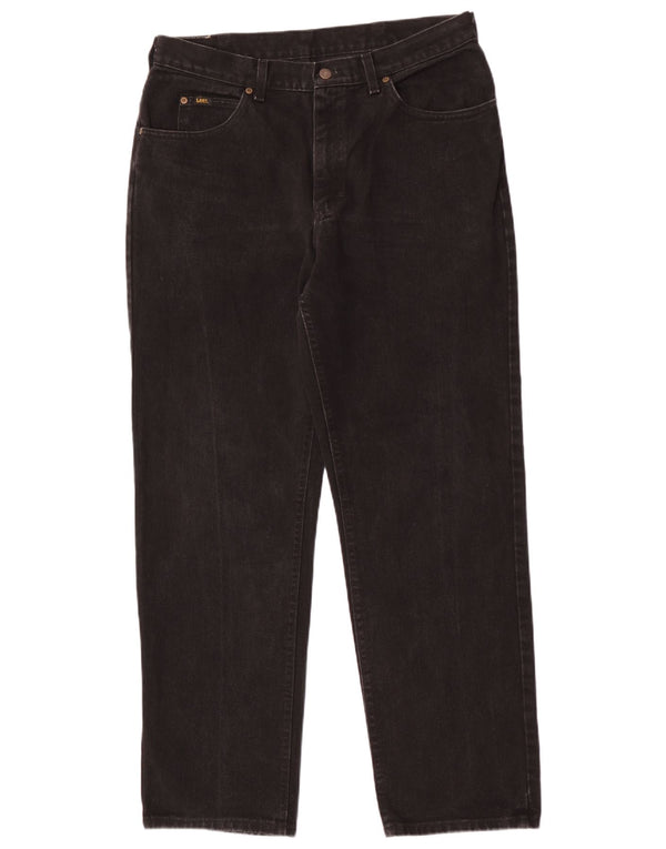 Lee Mens Straight Jeans W34 L32 Black